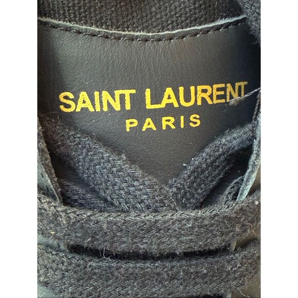 Saint Laurent Court Classic SL/06 sneaker size 38 in black - Picture 6 of 12